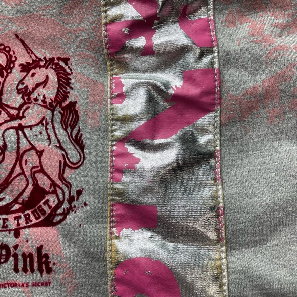 Victoria’s Secret Canvas Tote Red Super Nice - Picture 3 of 13